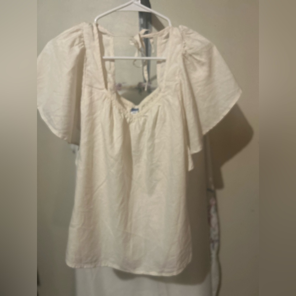 Old Navy Ivory Women's Blouse